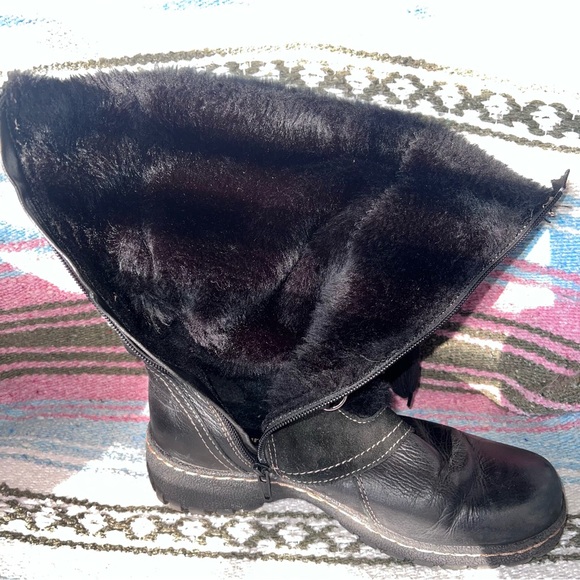 👞Bear Traps Bethany leather upper faux lined zip up boots size 7.5 - Picture 7 of 10